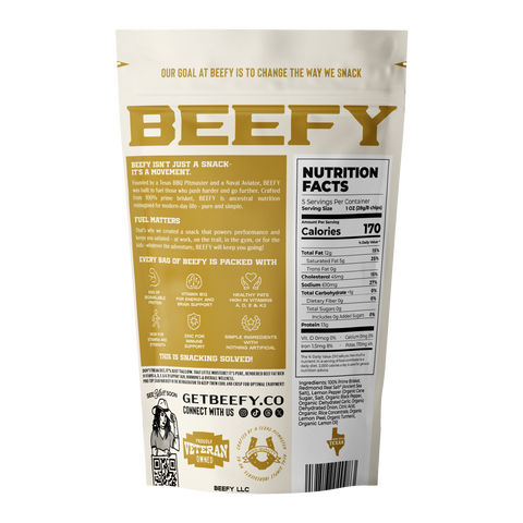 Lemon Pepper Meat Chips, 5oz