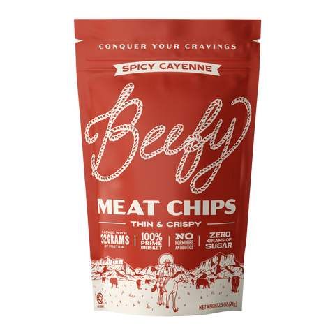 Spicy Cayenne Meat Chips, 2.5oz